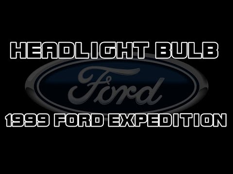 1999 Ford Expedition - How To Replace The Headlight Bulb 9007