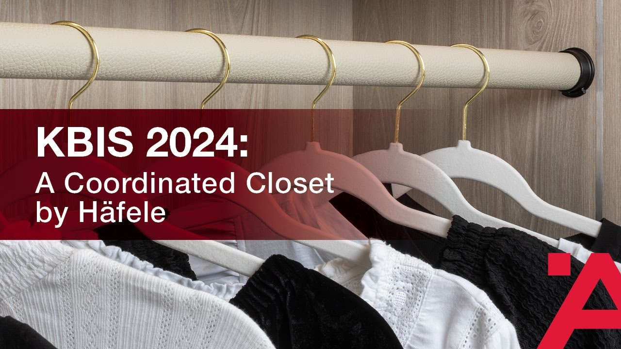 KBIS 2024: A Coordinated Closet by Häfele - YouTube