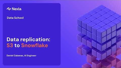 Moving Data from Amazon S3 to Snowflake
