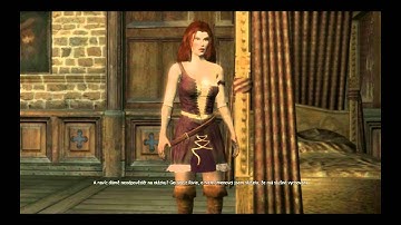 Zaklínač 1 - gameplay part 182 ( censored version ) - hard difficulty - CZ