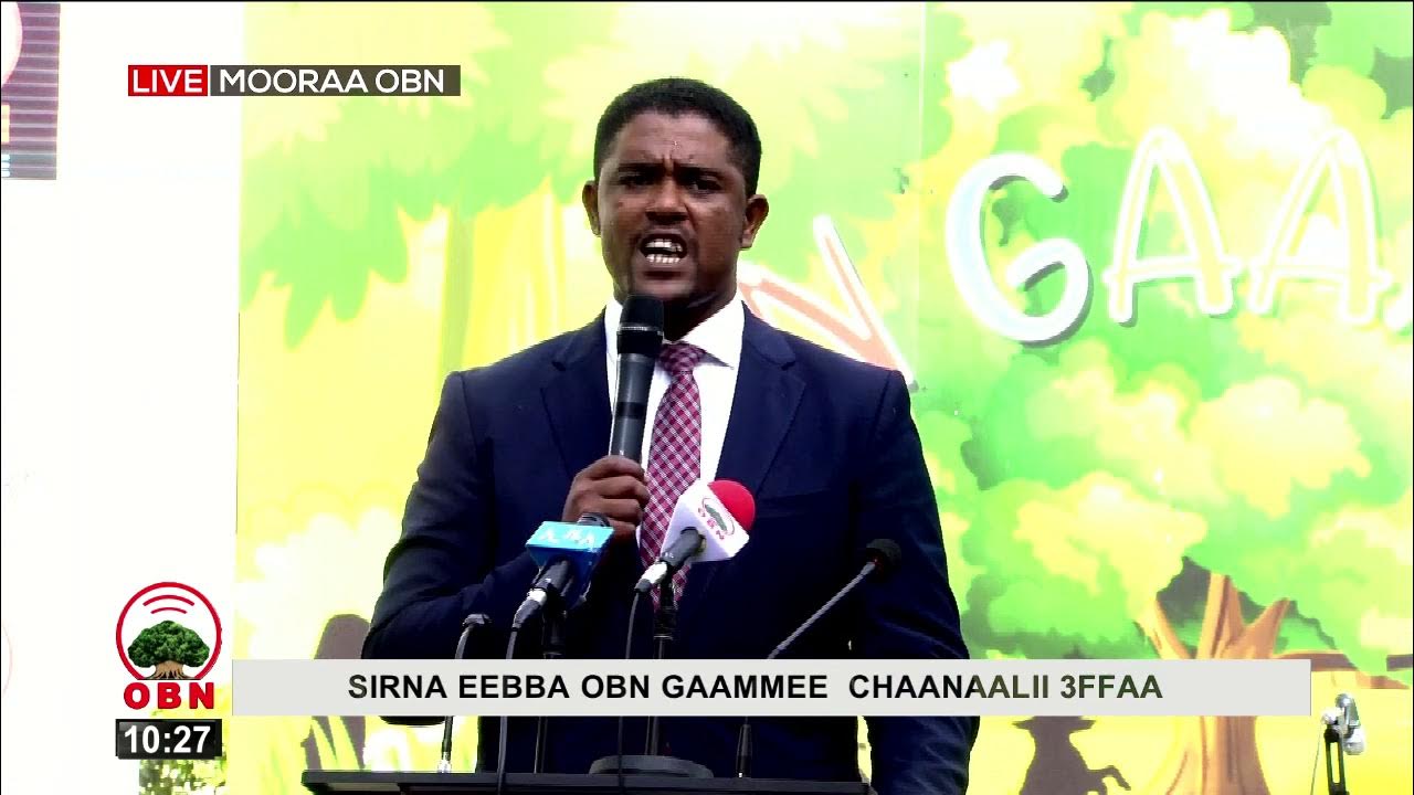 Pmno Obbo Shimallis Abdiisaa Ergaa Eebba Obn Gaammee Irratti Dabarsan