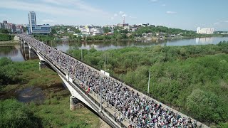 Пo дороге к Великорецкому: Крестный ход начался