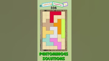 Not an image. #336 (Solution SETUP) Pentominoes Math Puzzle #mathchallenge #Shorts #puzzlegame