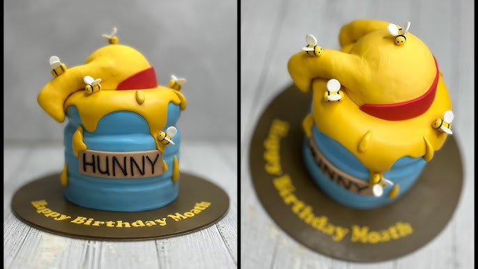 Winnie the Pooh and Piglet Fondant Cake Toppers