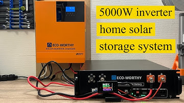 Hoe installeer je een thuiszonne-energieopslagsysteem van 5 kW, volledige installatie