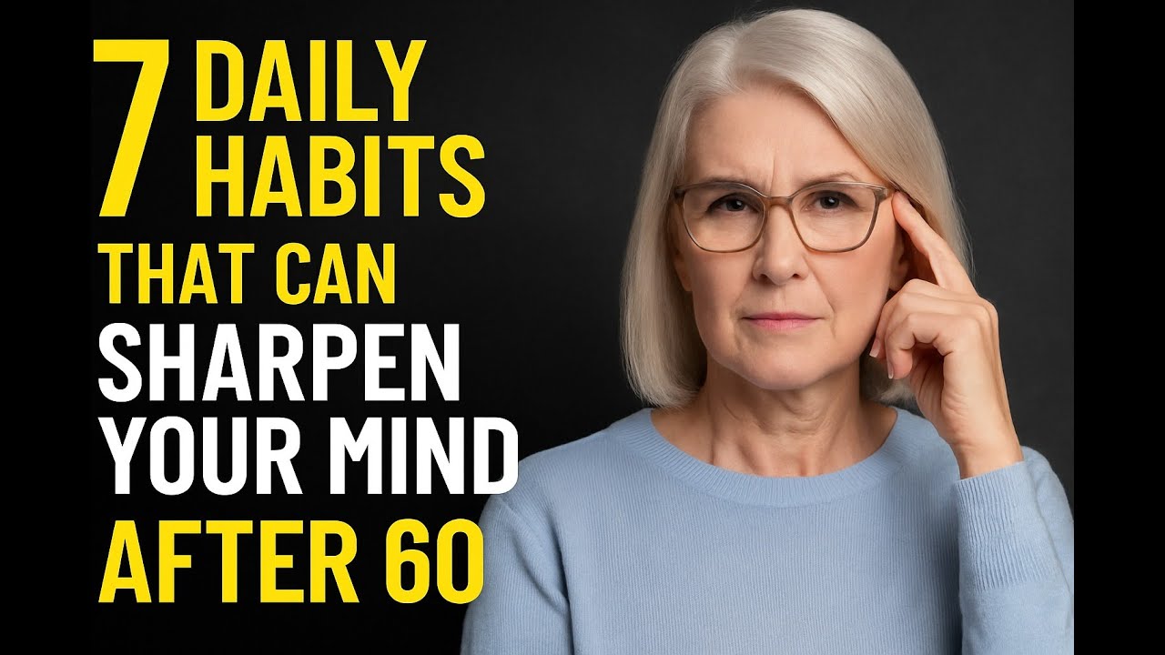 7 Daily Habits to Boost Brain Health After 60 | Sharpen Memory, Focus ...