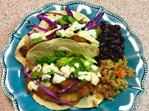 Mexican Beer Battered Fish Tacos