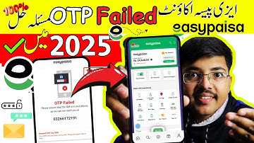 Easypaisa otp Code Problem 2025 | Easypaisa otp not Fetching | Easypaisa otp auto fetch Failed