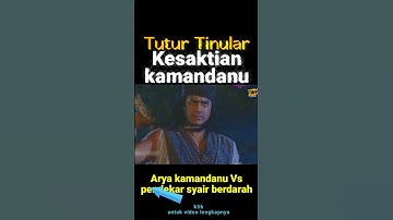 kesaktian arya kamandanu vs pendekar syair berdarah #tuturtinular