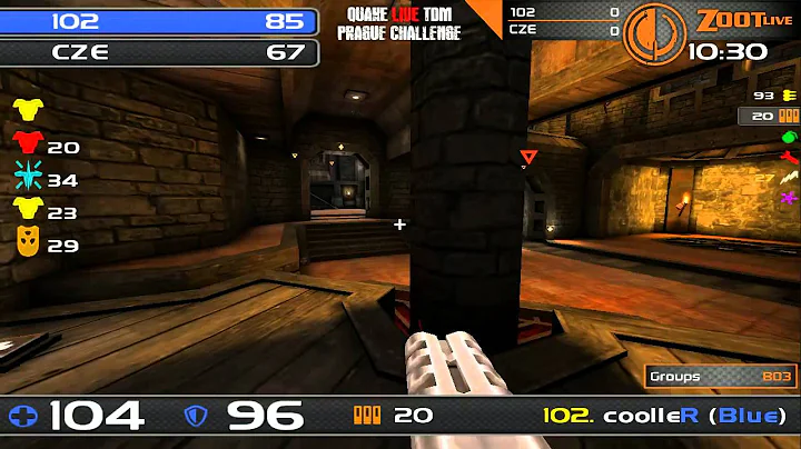 Quake Live TDM Prague Challenge - Group A - 102 vs CZE