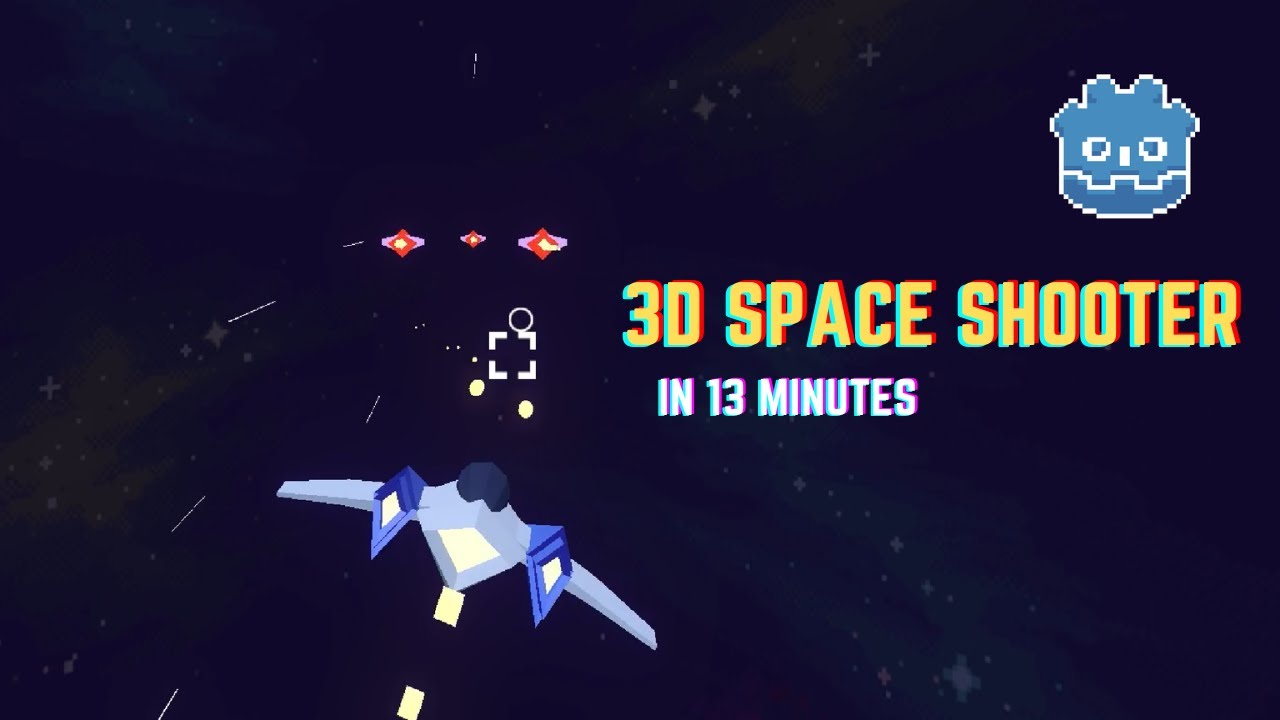 How to make a 3D Space Shooter in Godot in 10 minutes