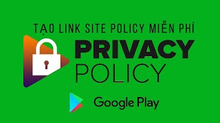 How to create a free Privacy Policy site for your app