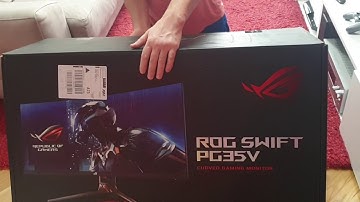 Asus Swift PG35VQ unboxing