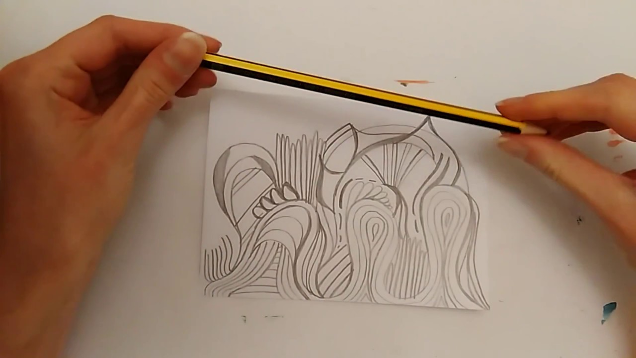 Pencil Drawing - drawing lines with a pencil - YouTube