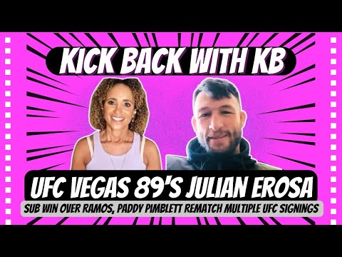 Julian Erosa On UFC Vegas 89 Sub Win Over Ramos, Paddy Pimblett Rematch & His Multiple UFC Signings