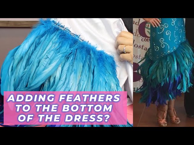 HOW TO SEW A FEATHER BOA- Easy! 