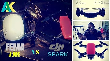 DJI Spark vs Feima Robotics J.ME