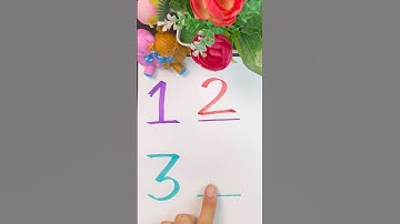 Write a numbers and test #short #abc#learning #write #reading #viralshort