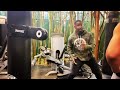 Michael jai white and gillian white training kicks 