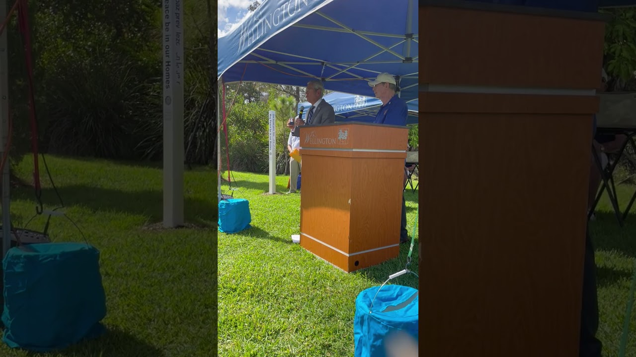 Randy Pfeiffer presents the Community Peace Award