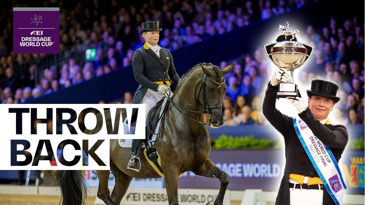 When Isabell Werth claimed her 4th Dressage title in Paris #Throwback | FEI Dressage World Cup™ horseshoe bend