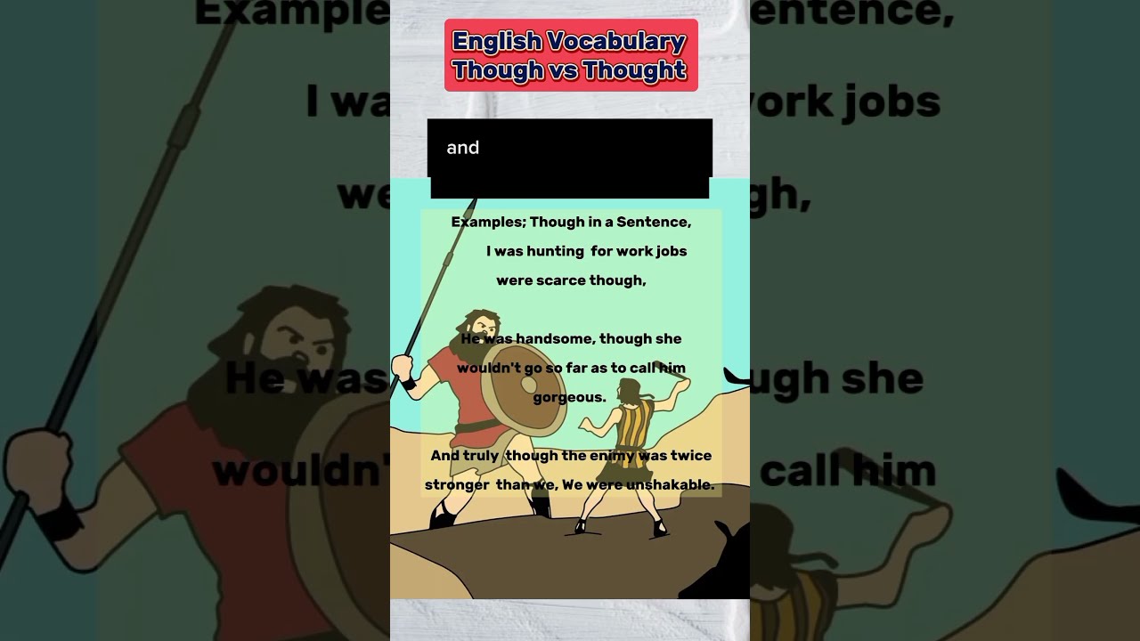 How To Pronounce Though And Thought Englishvocabulary Shorts Josievlogtv Vocabulary