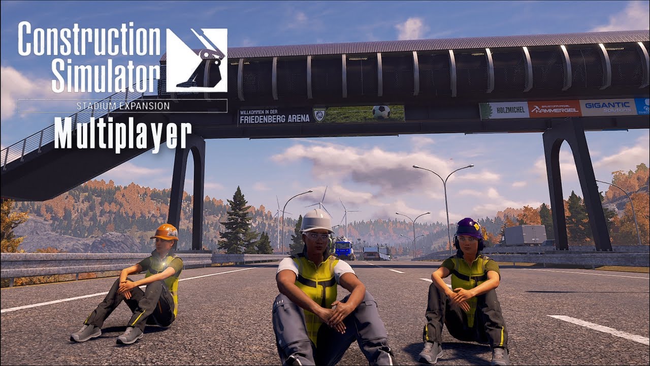 PEDESTRIAN BRIDGE - Stadium Expansion #1 | CO-OP | Construction Simulator