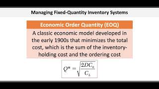 Operations & Supply Chain Management: Managing Inventories in Supply Chains Wealth
