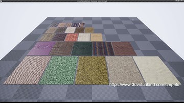 Unreal Engine 4.26 Carpets Vol. 1