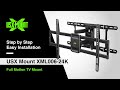 Xml00624k usx mount  full motion mount  installation