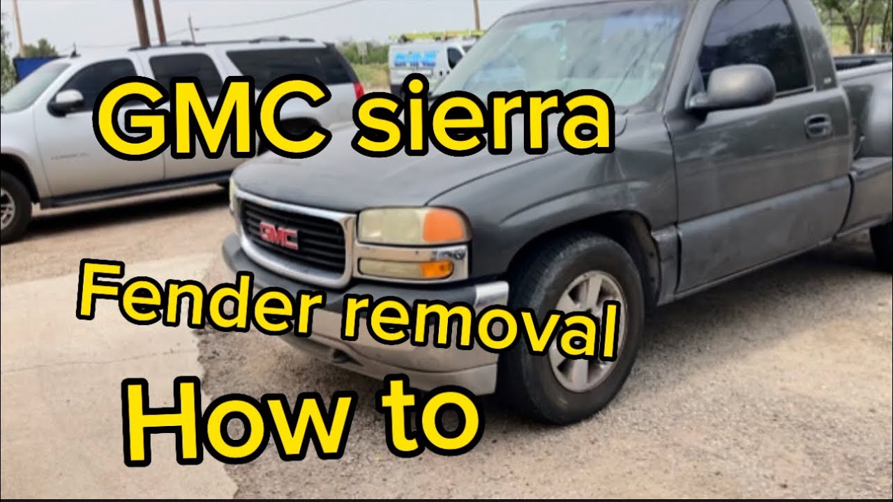 Gmc sierra fender removal 2002 step by step guide! YouTube