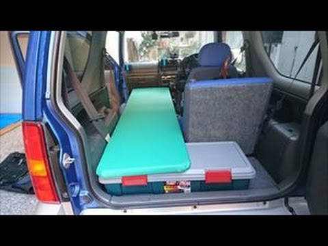 ジムニー車中泊ベッド カーサイドタープ自作からお試しまで Youtube