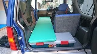 ジムニー車中泊ベッド カーサイドタープ自作からお試しまで Youtube