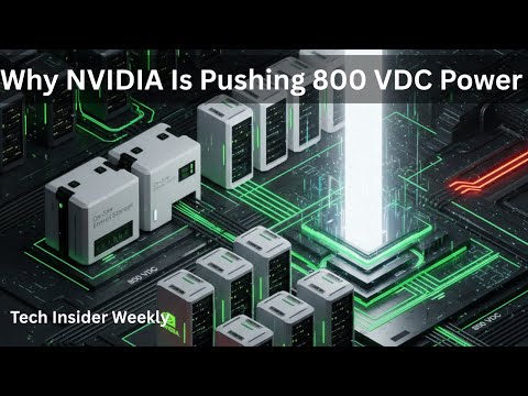 Building AI Factories: Why NVIDIA Is Pushing 800 VDC Power & On-Site Energy Storage