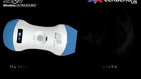 Wireless Ultrasound Probe CERBERO three probes in one phased array, convex and linear.
