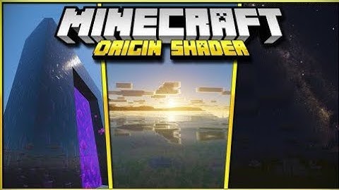 Ultra realistic Shaders Minecraft PE 1.18+|MCPE SHADER|Origin Shader