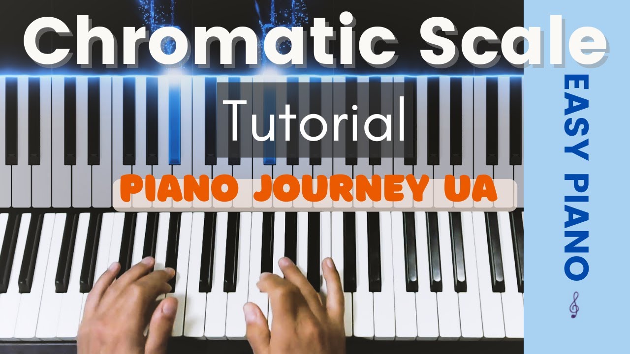 How to Play the Chromatic Scale – Piano Lesson (Right & Left Hand ...