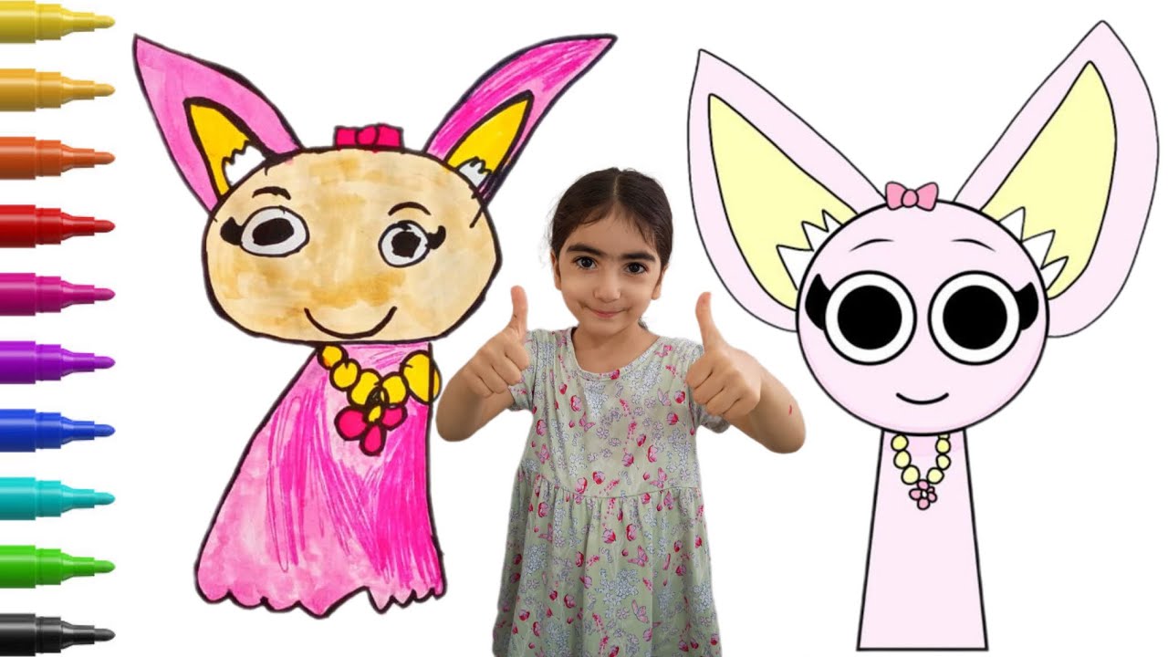 How to Draw Incredibox Sprunki Characters - Step-by-Step Tutorial! 🎨🎶