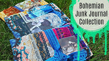 Bohemian Junk Journal Collection Flip Through Etsy Release