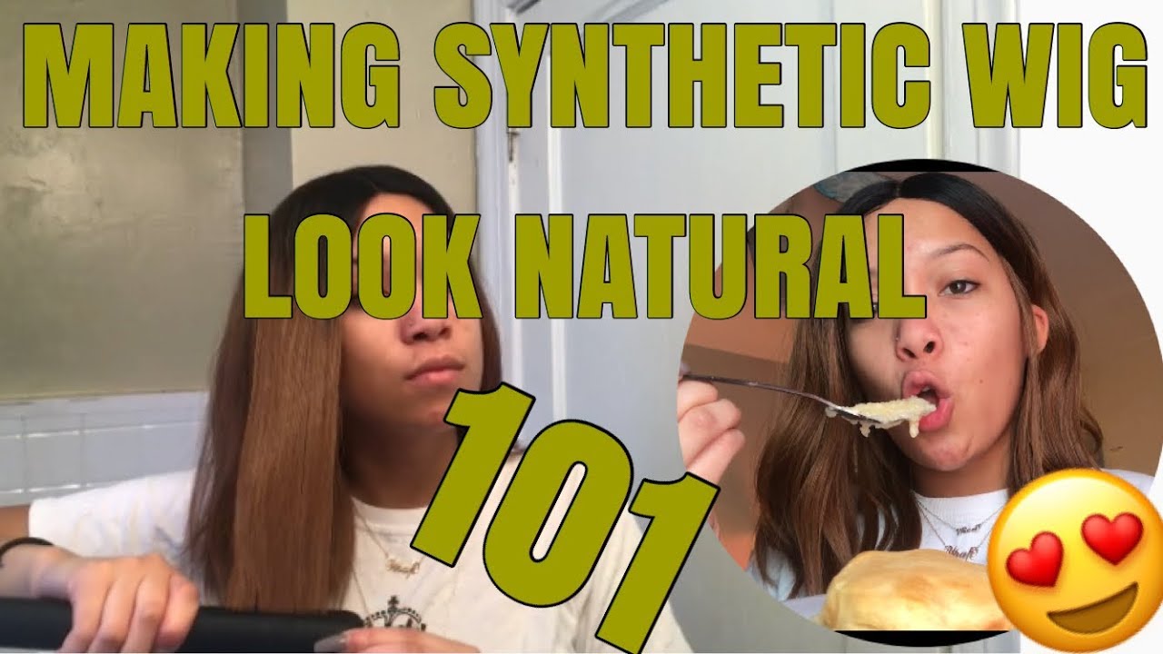 making-cheap-synthetic-wig-look-natural-youtube