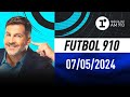 Ftbol 910 con toti pasman  en vivo  martes 07052024