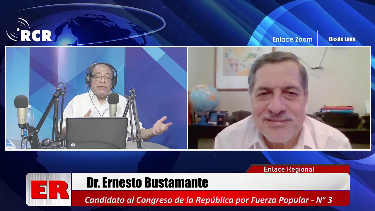 ENTREVISTA AERNESTO BUSTAMANTE, CANDIDATO AL CONGRESO POR EL PARTIDO FUERZA POPULAR CON EL N° 3