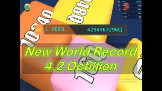 04 Octillion (04,000,000,000,000,000,000,000,000) Reached in Cubes 2048.io - New World Record