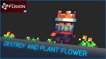 Tutorial #5 DESTROY AND PLANT FLOWERS "King Magic" in Clickteam Fusion 2.5 Platformer