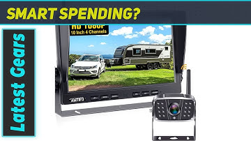 AMTIFO RV Backup Camera Wireless 10