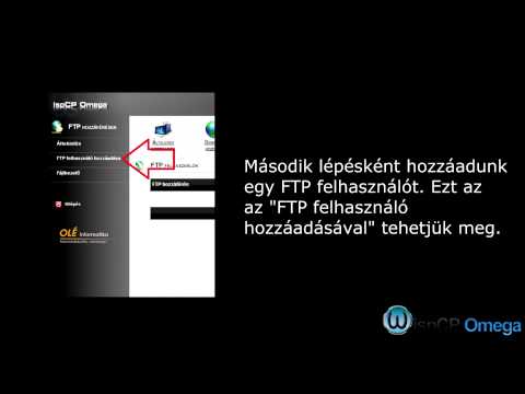 ISPCP OMEGA - Ftp létrehozása segédlet