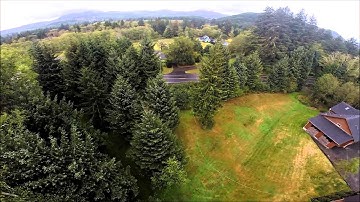 Timberdrone 2 first flight fully loaded with GoPro Hero3 and 10 amp-hour battery