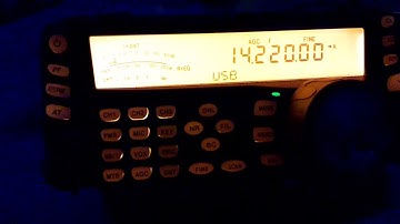 ARRL Field Day 2020, YL running a pile up for K5NE.