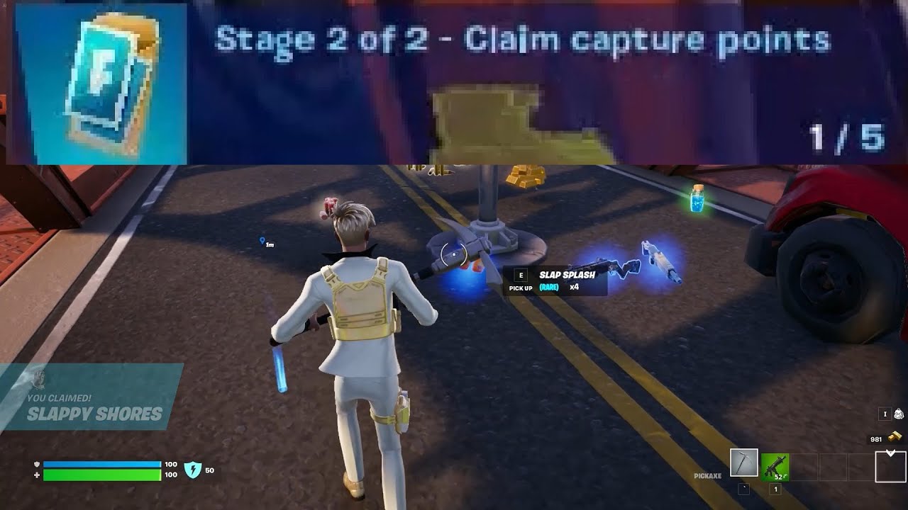 Claim capture points Fortnite