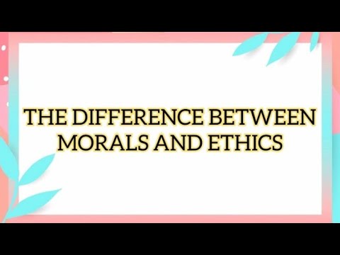 Vídeo: Quina diferència hi ha entre virtuts i morals?